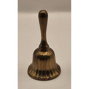 vintage brass hand bell